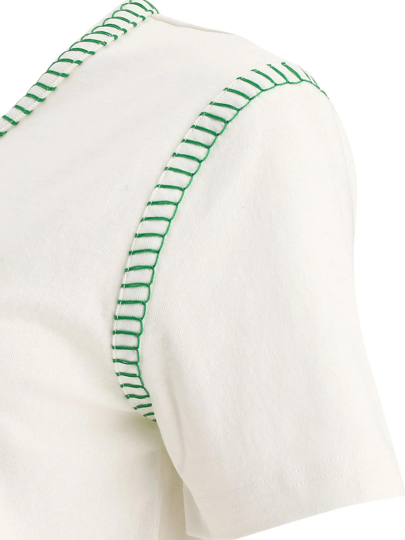 Bottega Veneta Stitch Detailed Crewneck T-Shirt
