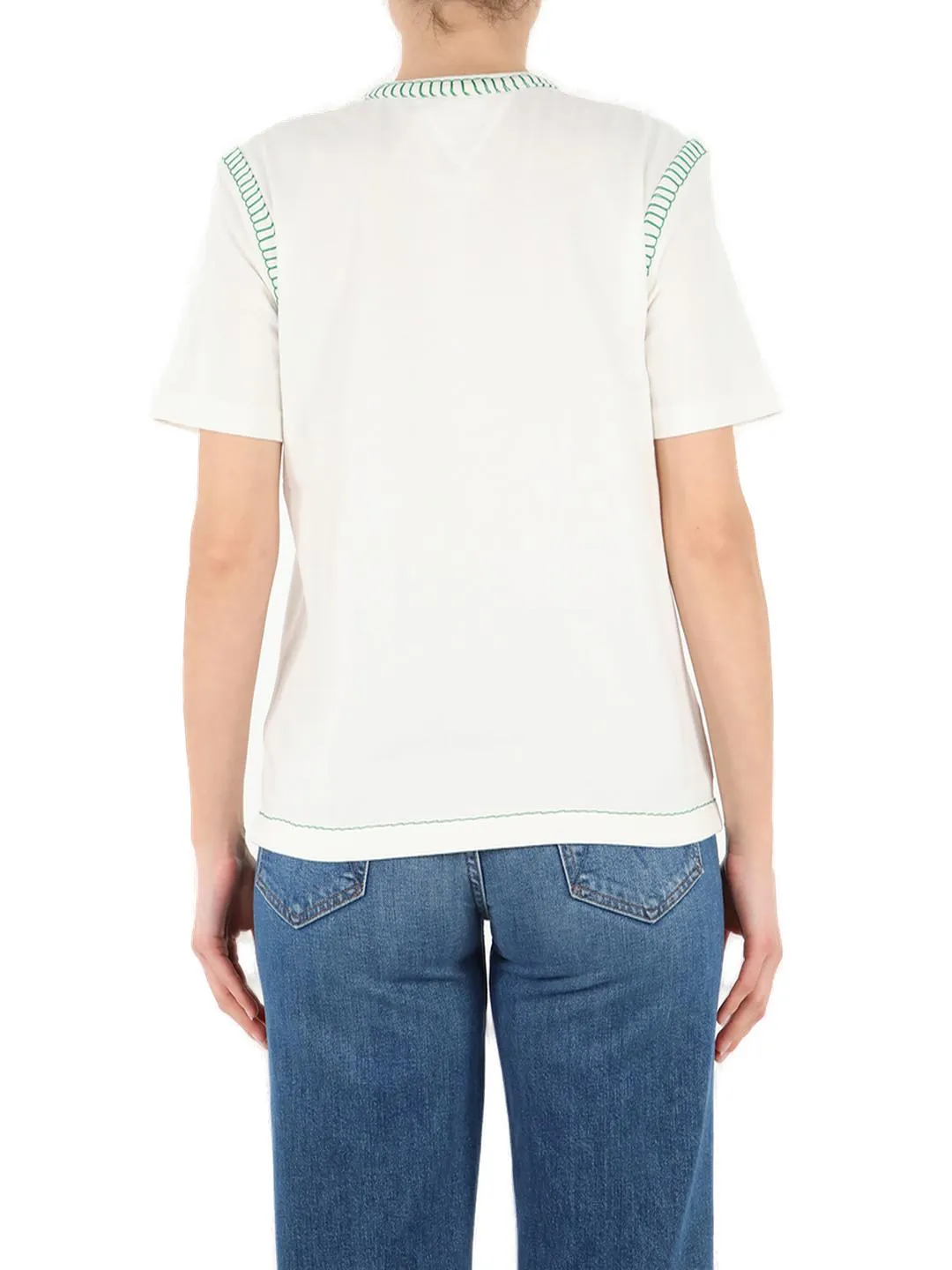 Bottega Veneta Stitch Detailed Crewneck T-Shirt