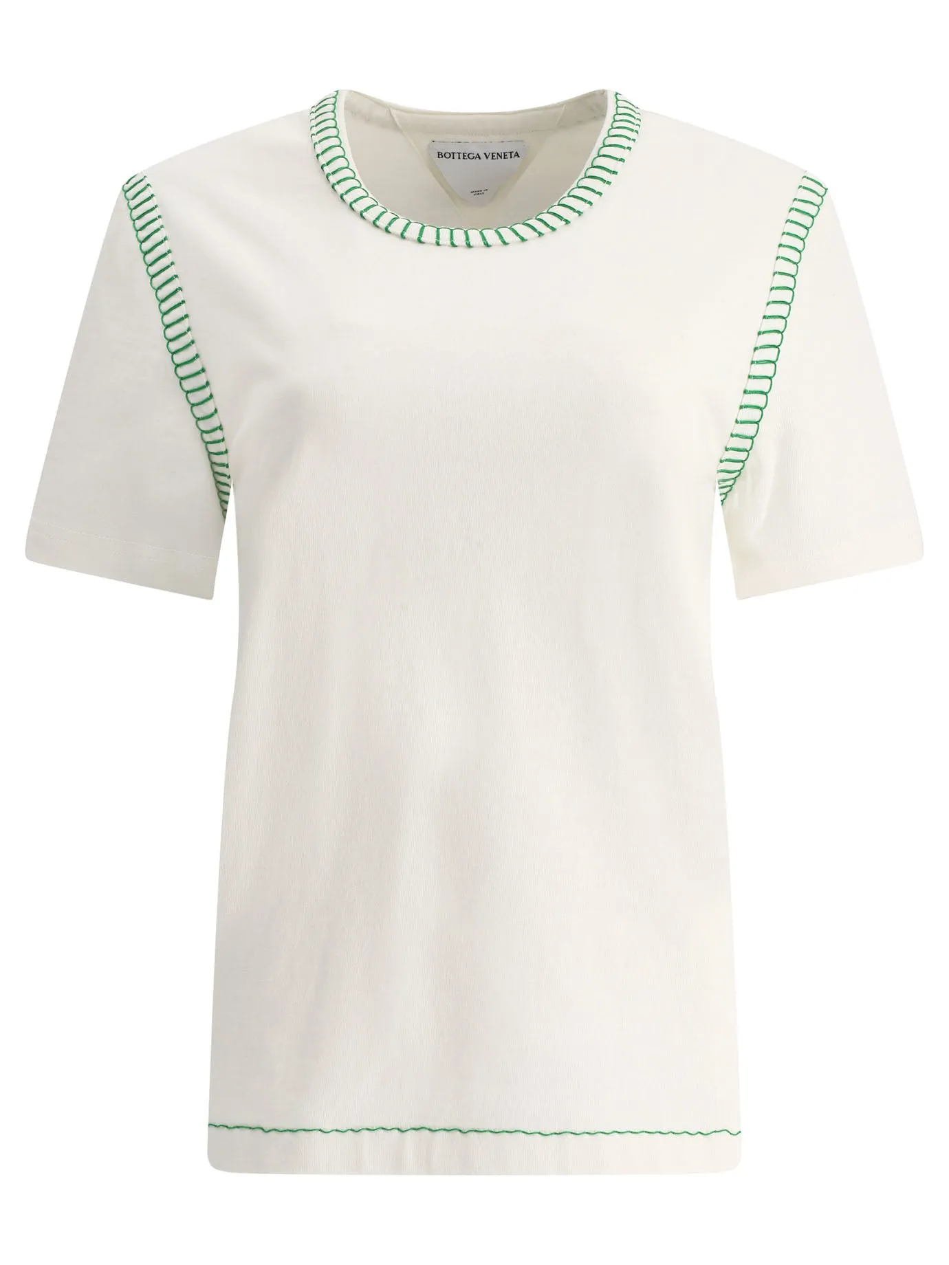 Bottega Veneta Stitch Detailed Crewneck T-Shirt