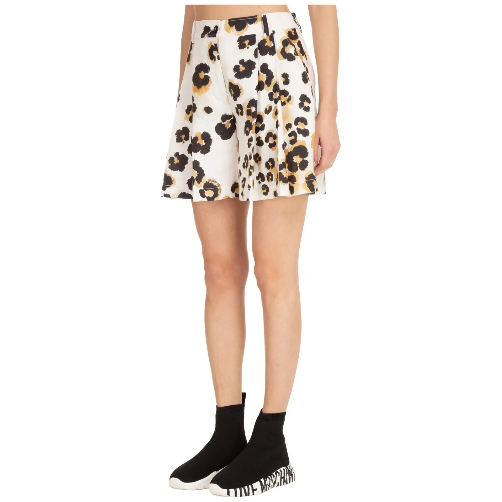 Boutique Moschino Pleated Bermuda Shorts