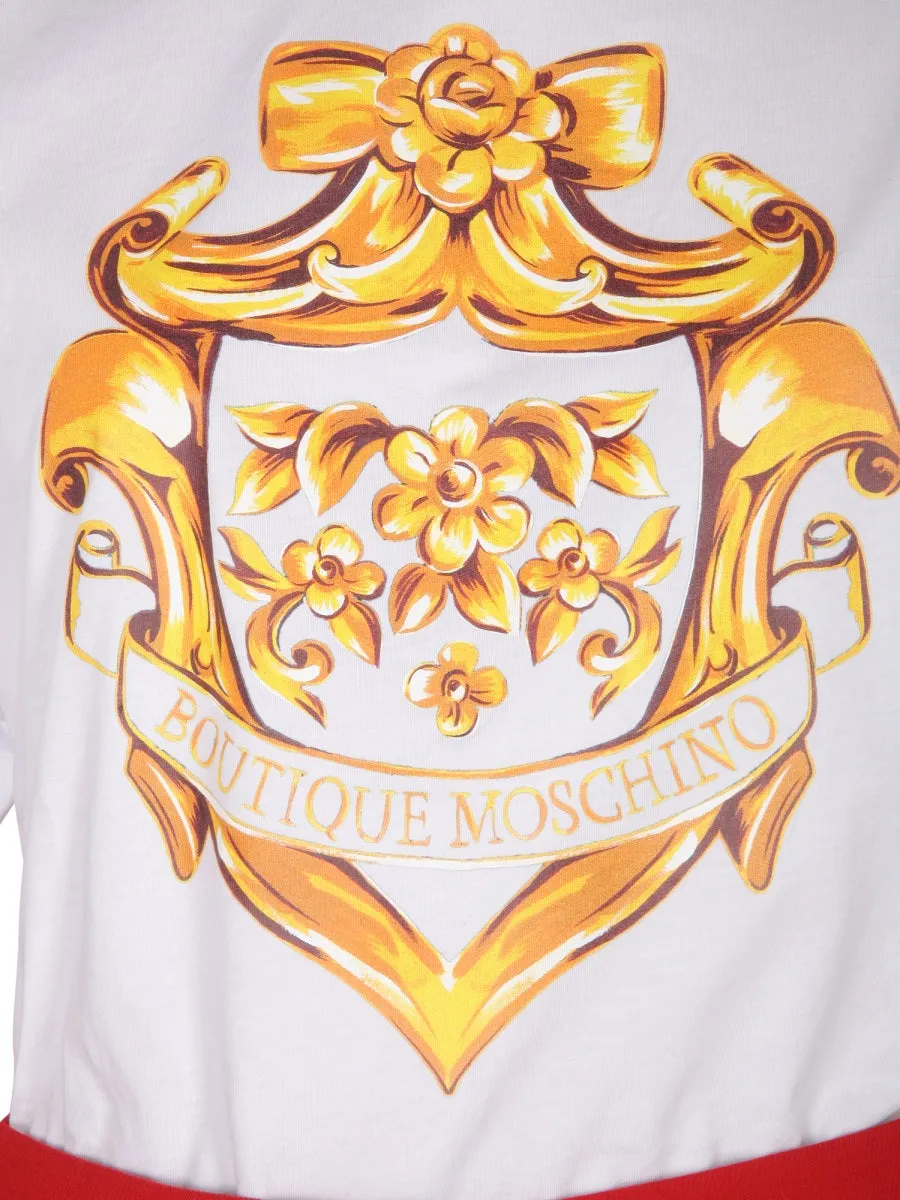 Boutique Moschino Printed Crewneck T-Shirt