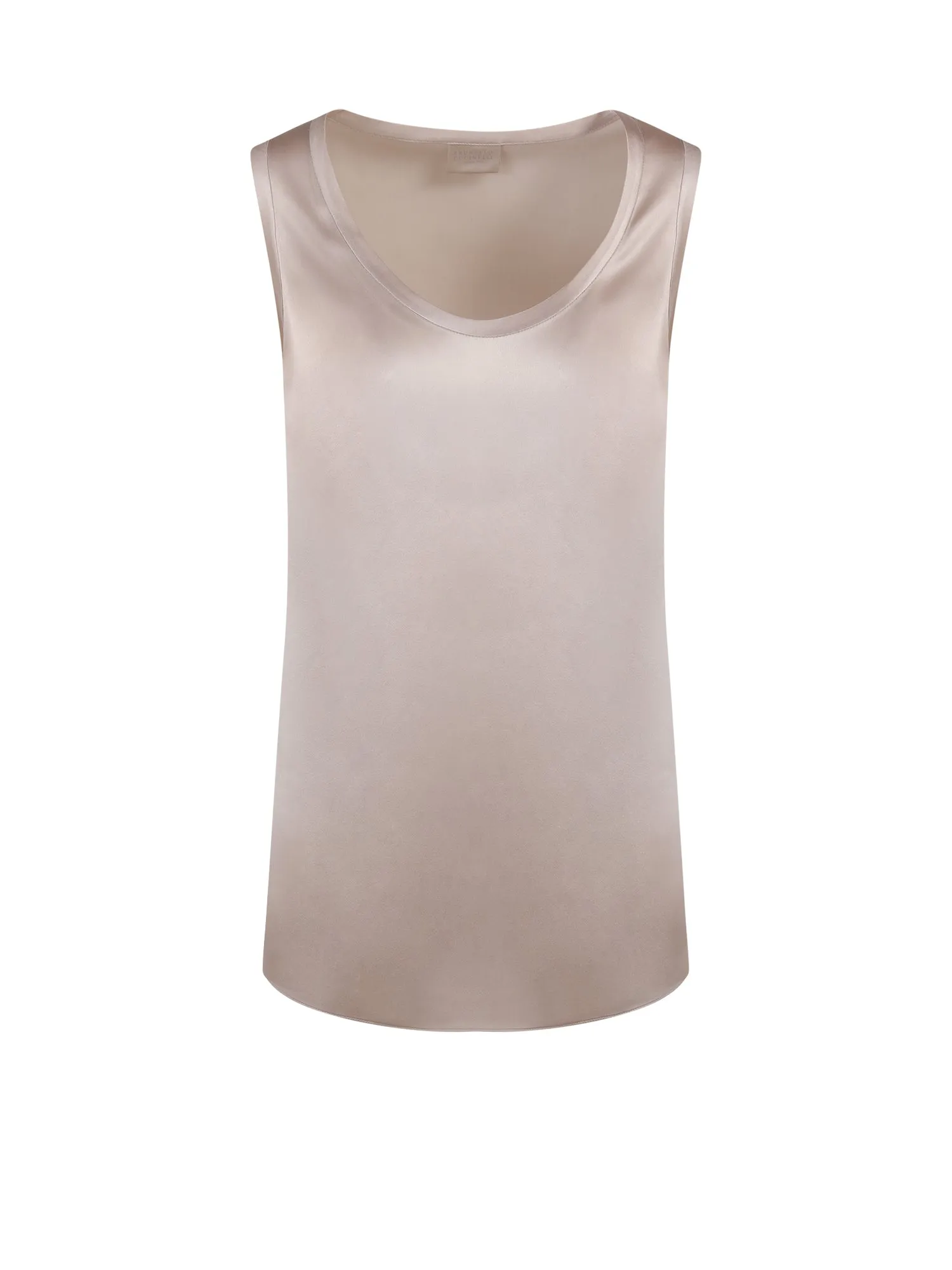 Brunello Cucinelli Crewneck Sleeveless Top