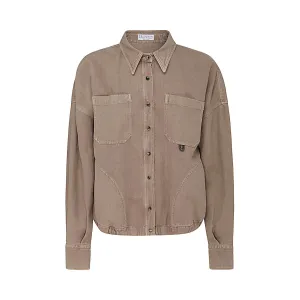 Brunello Cucinelli Loose Fit Buttoned Shirt