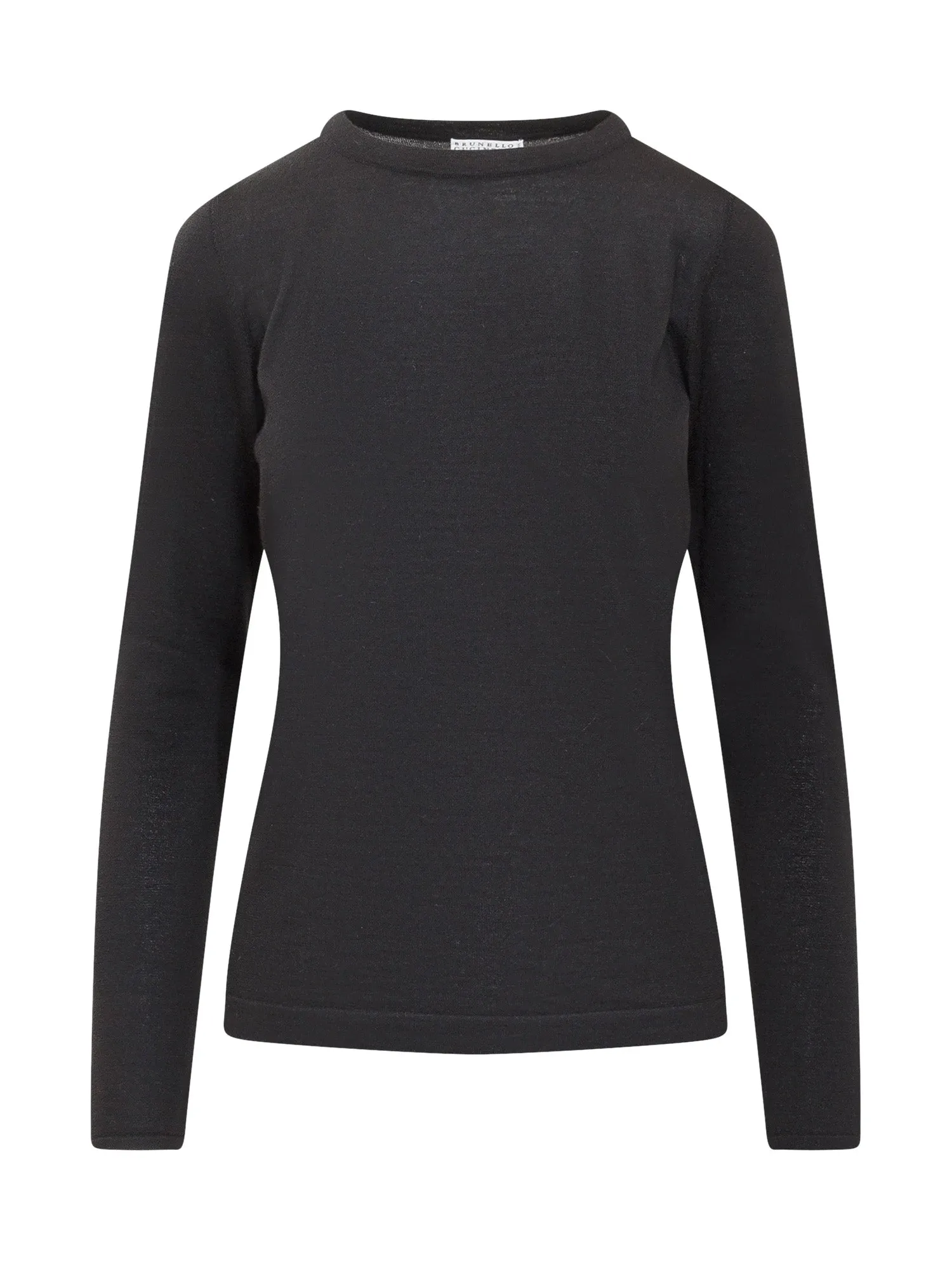 Brunello Cucinelli Ribbed Crewneck Knitted Top