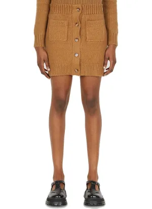 Burberry Blanche Knit Mini Skirt
