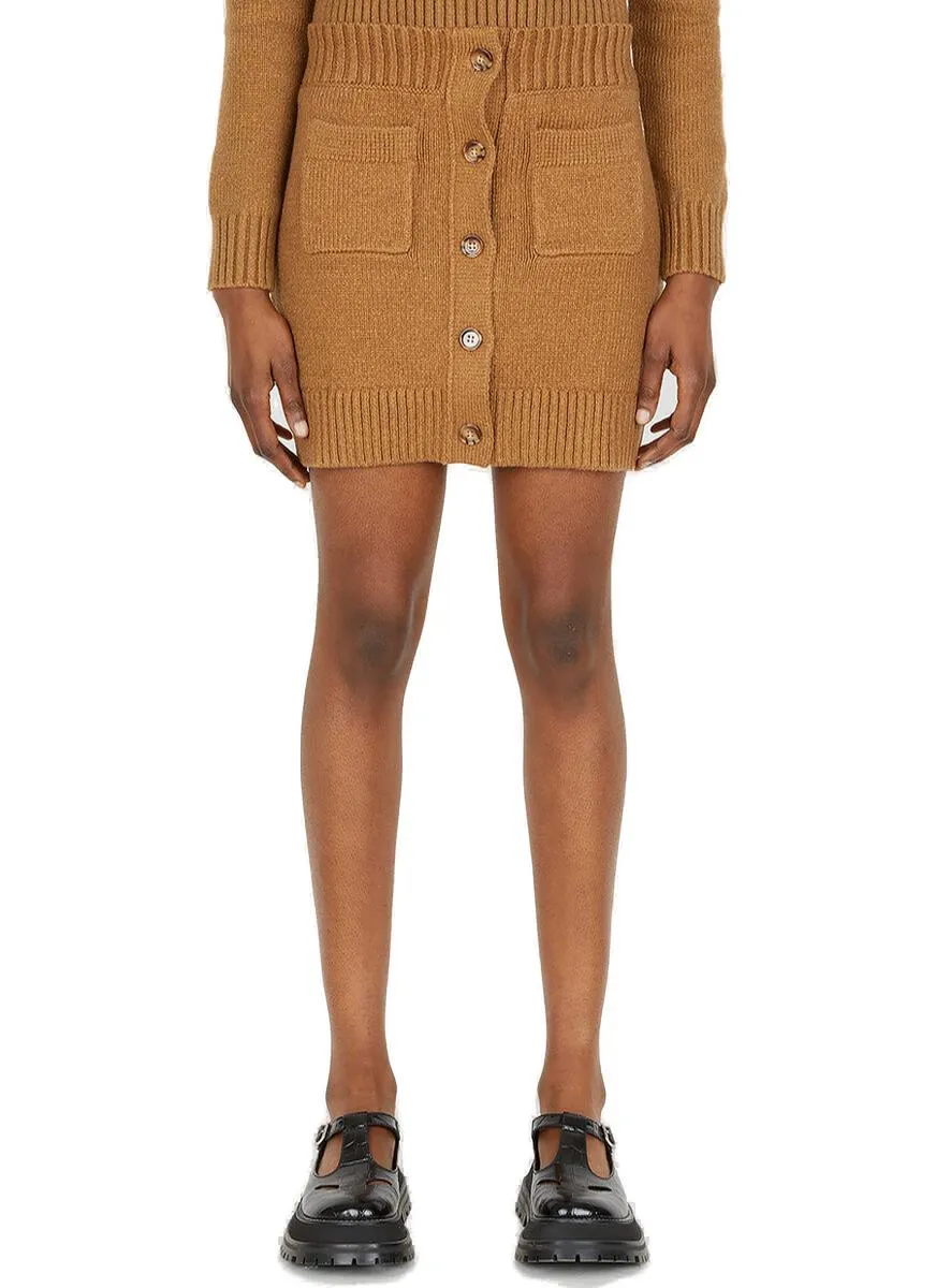 Burberry Blanche Knit Mini Skirt