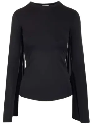 Burberry Crewneck Flared Sleeved Top