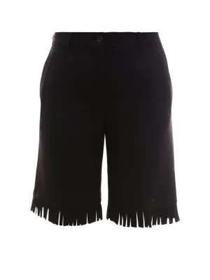 Burberry Fringed Hem Shorts