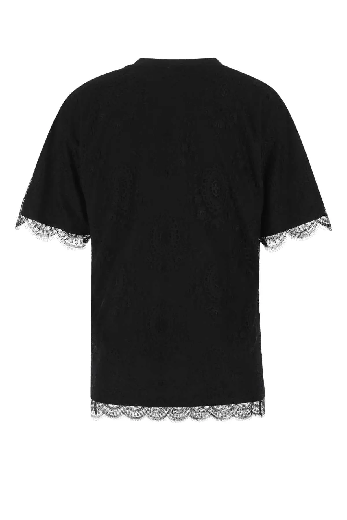 Burberry Lace Overlay Coordinates Print T-Shirt