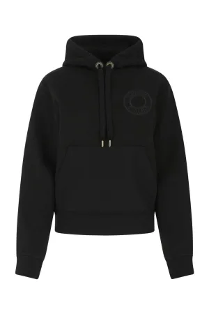 Burberry Logo Graphic Jersey Oversized Hoodie