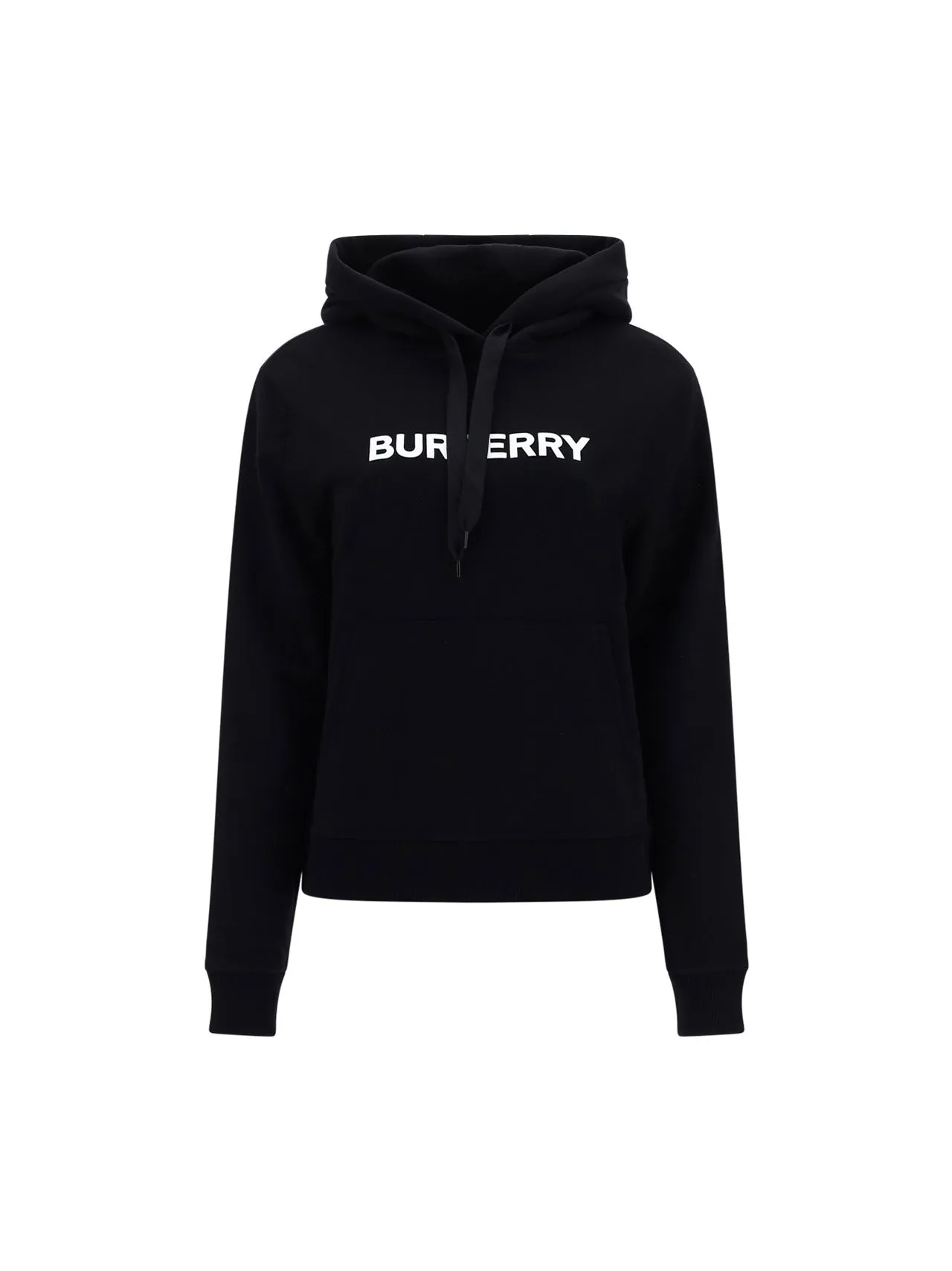 Burberry Logo Print Drawstring Hoodie Hoodie