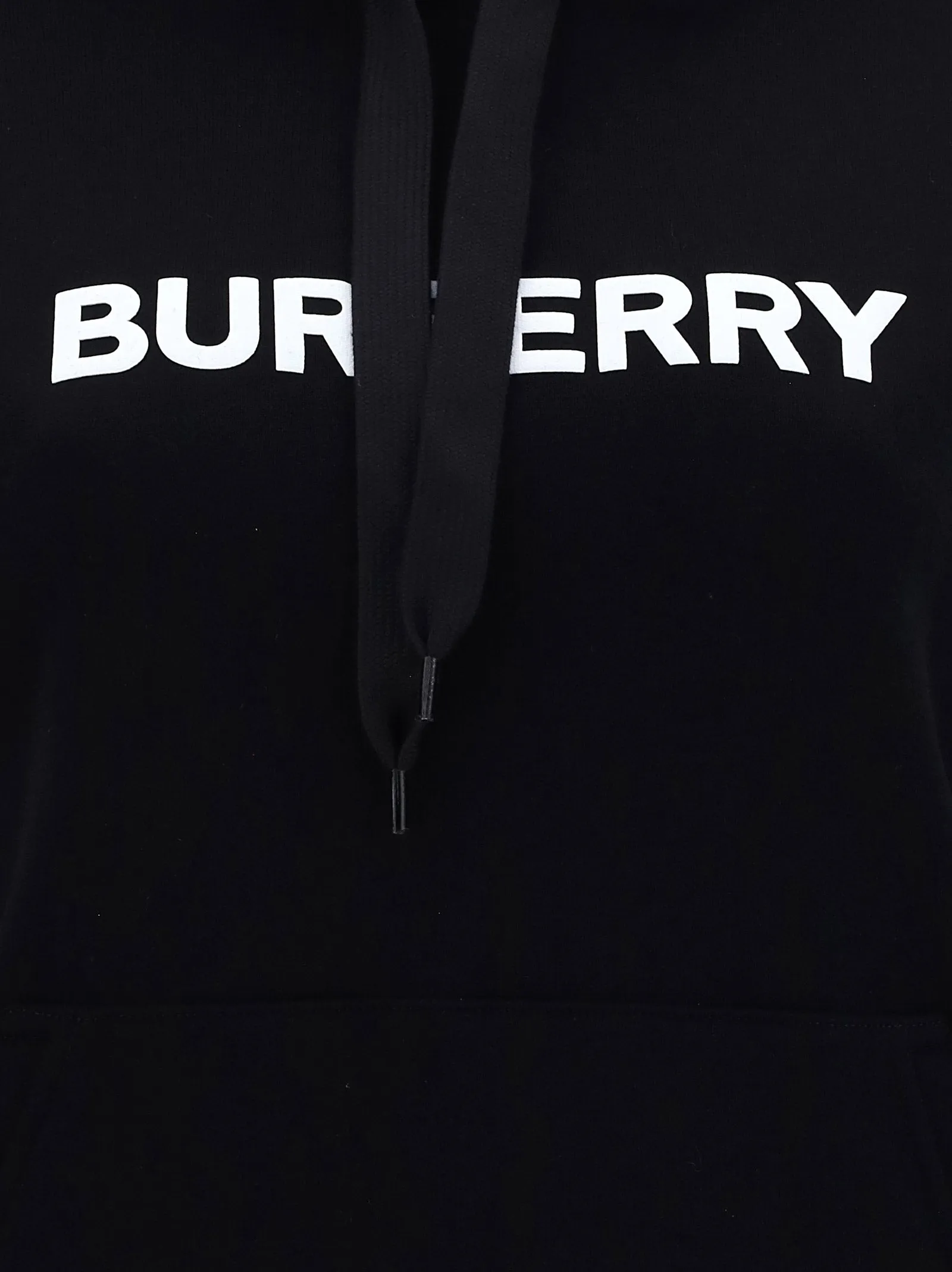 Burberry Logo Print Drawstring Hoodie Hoodie