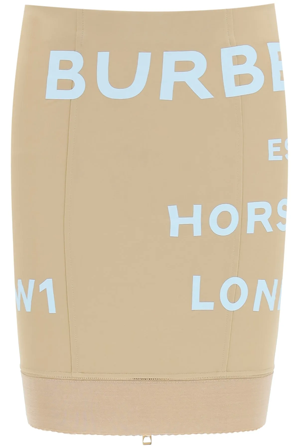 Burberry Logo Print Mini Skirt