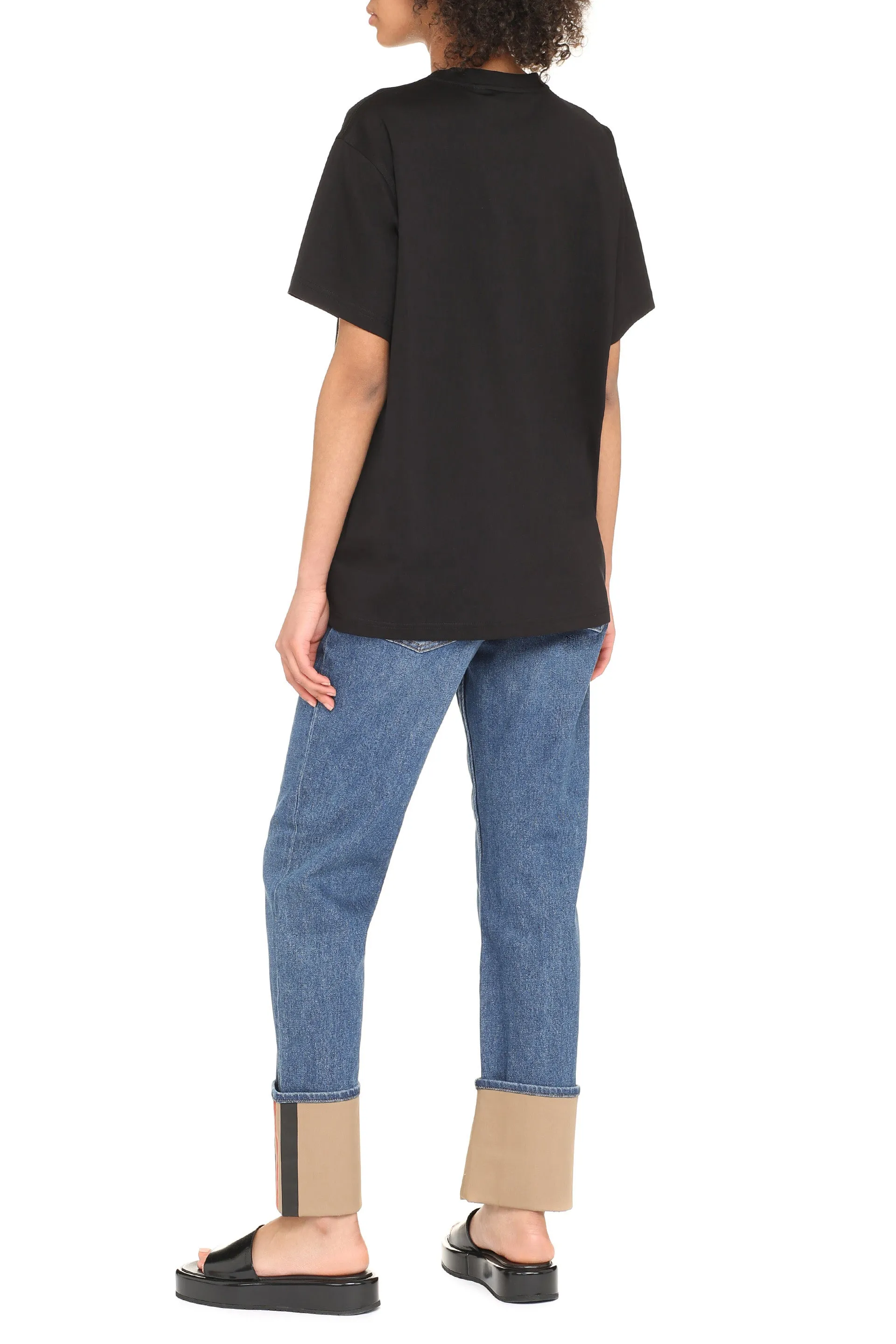 Burberry Logo Print Oversized T-Shirt
