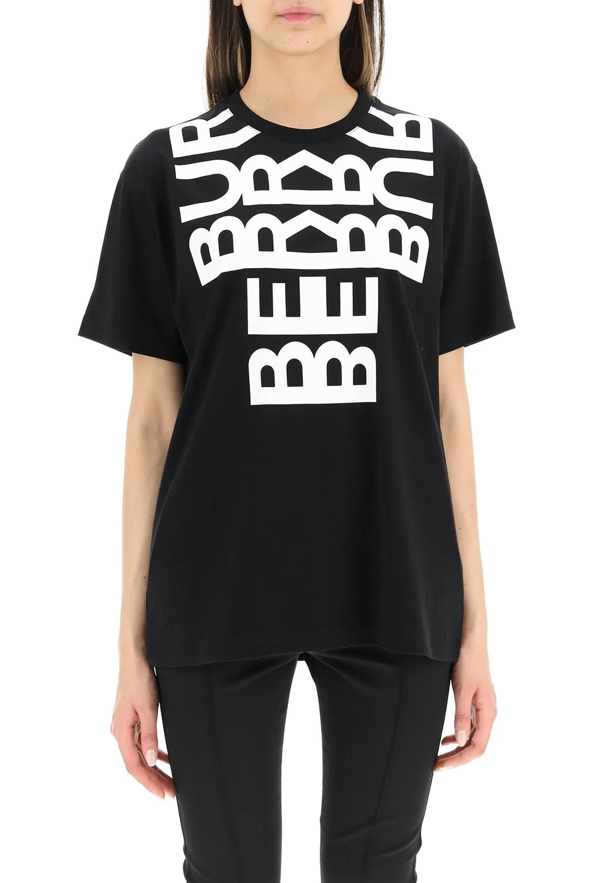 Burberry Logo Printed Crewneck T-Shirt