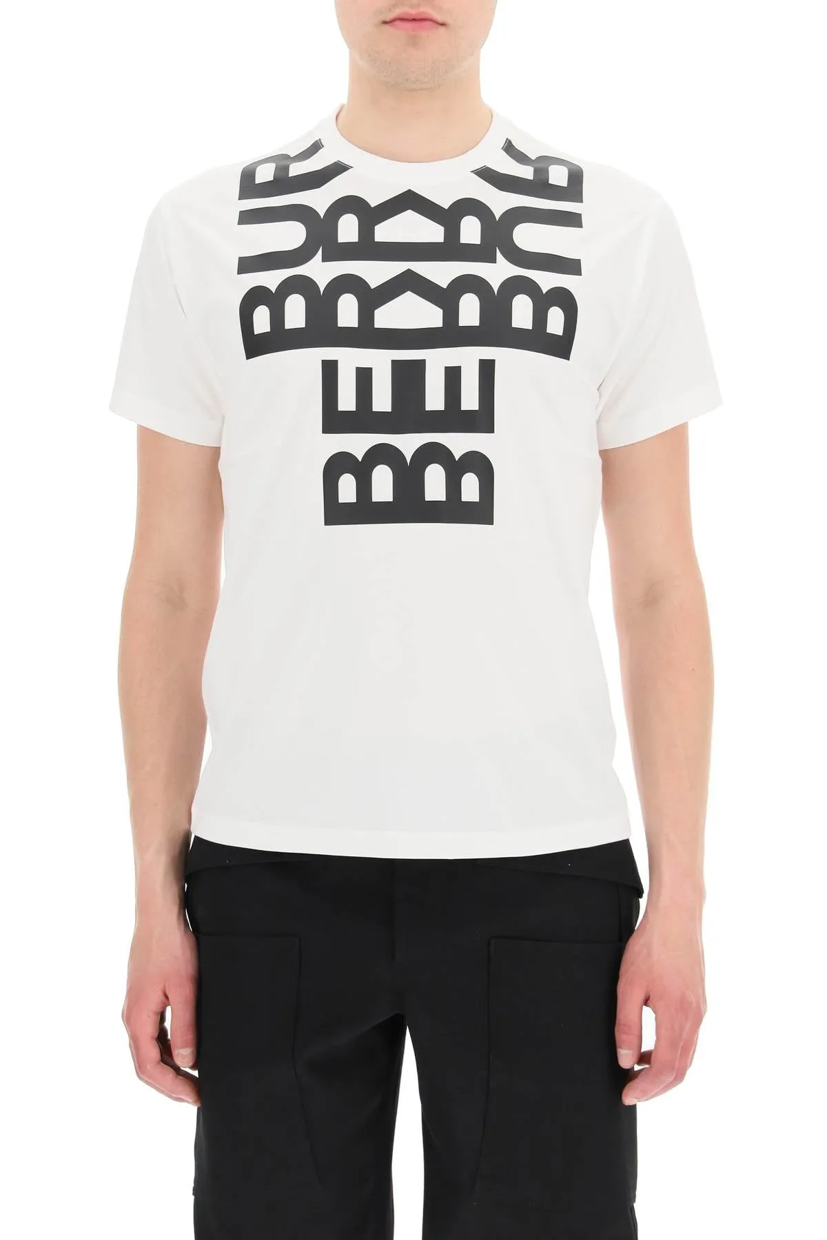 Burberry Logo Printed Crewneck T-Shirt