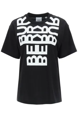 Burberry Logo Printed Crewneck T-Shirt