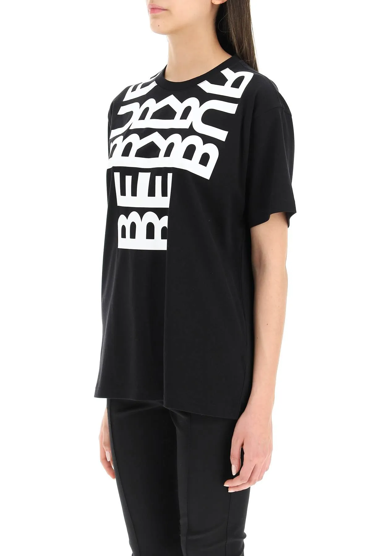 Burberry Logo Printed Crewneck T-Shirt