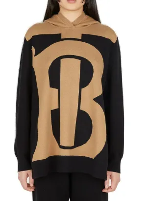 Burberry Monogram Motif Knitted Hoodie