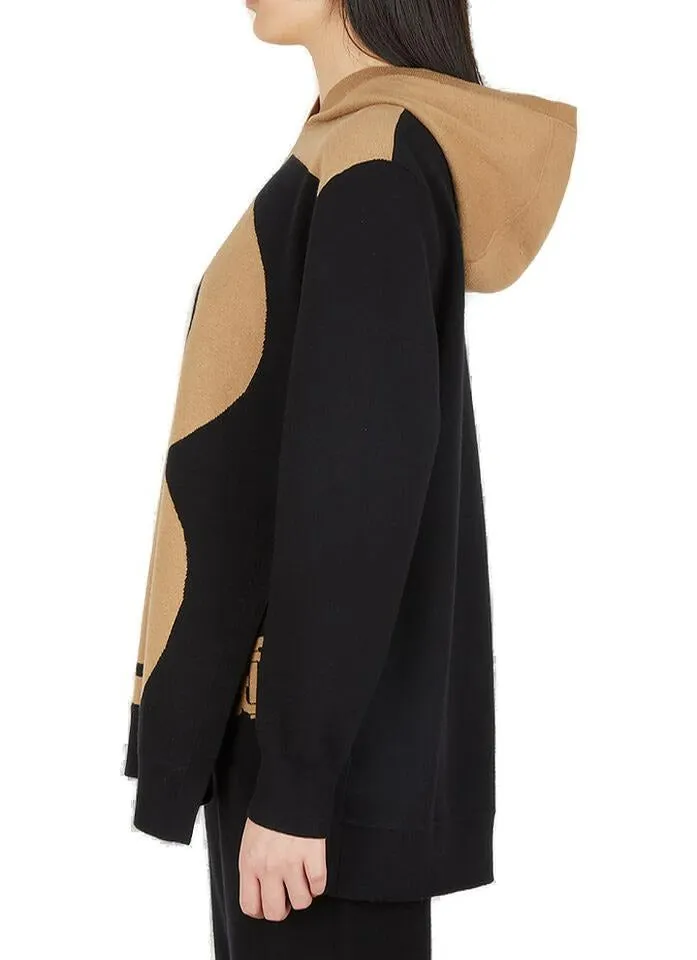 Burberry Monogram Motif Knitted Hoodie
