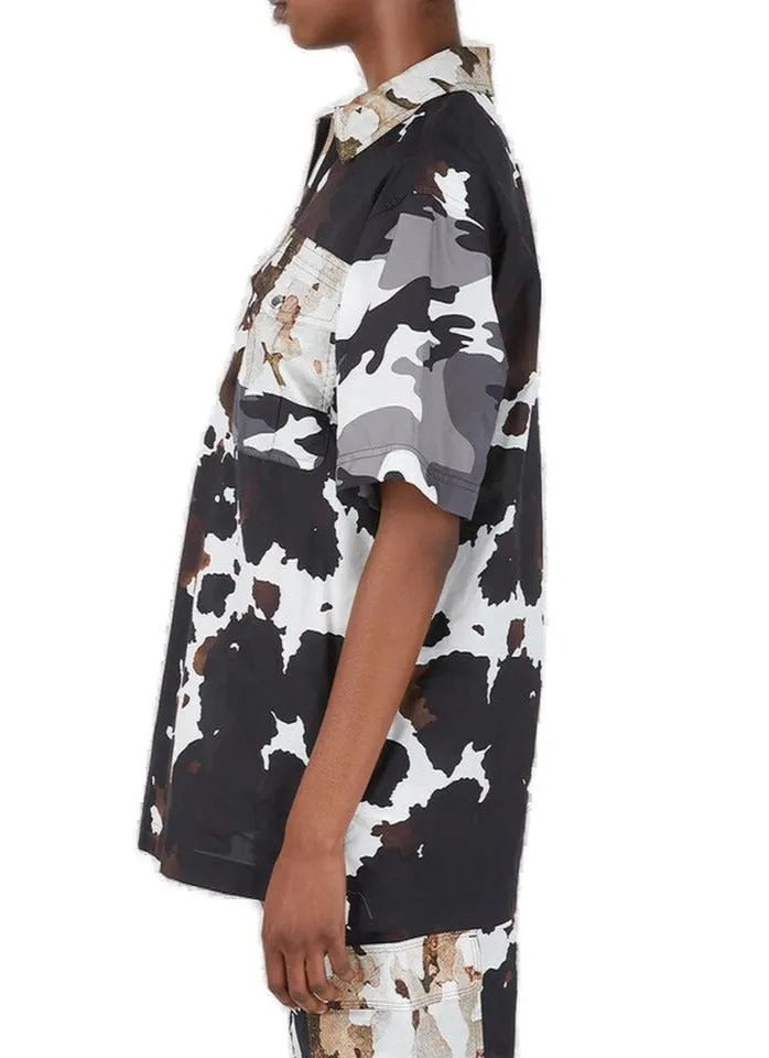 Burberry Printed Button-Down Shirt