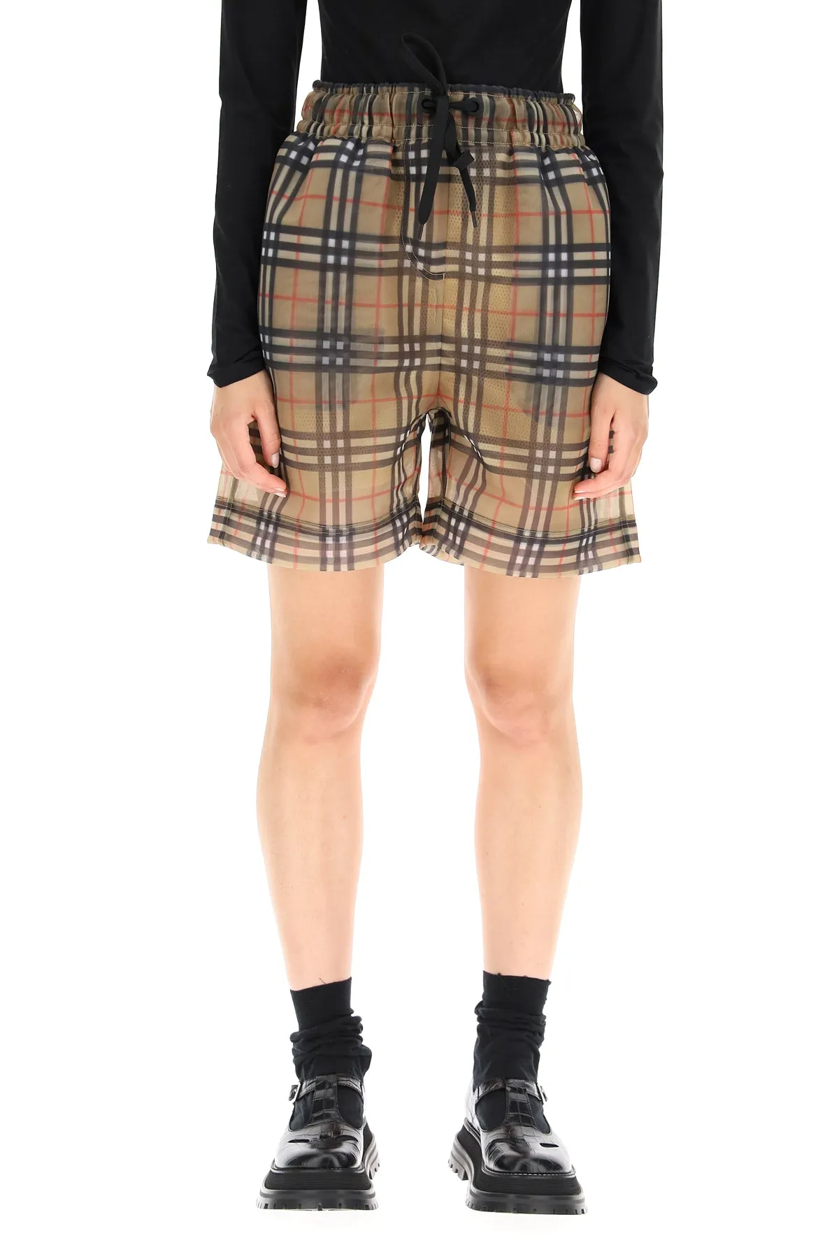 Burberry Vintage Check Mesh Shorts
