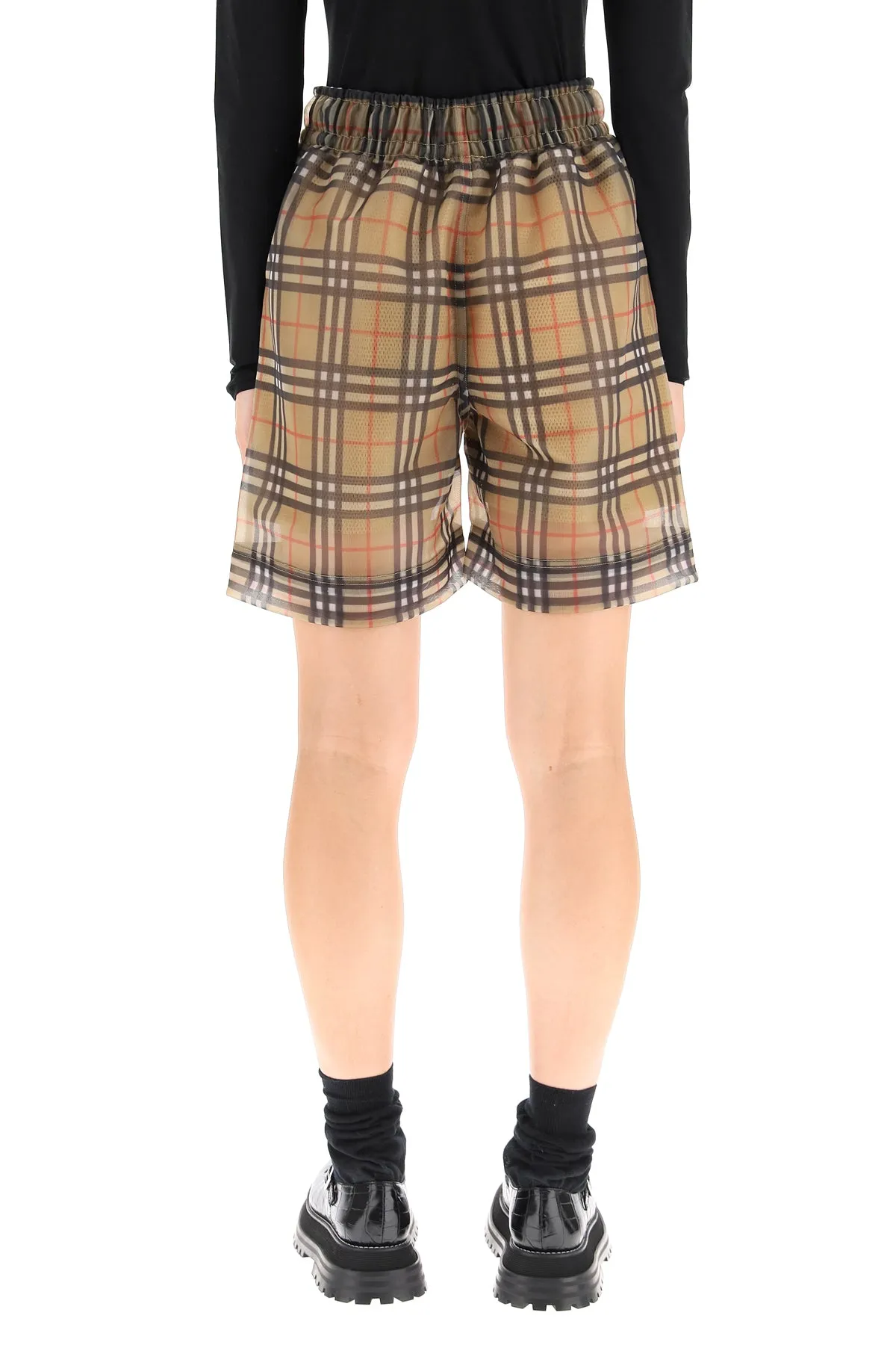 Burberry Vintage Check Mesh Shorts