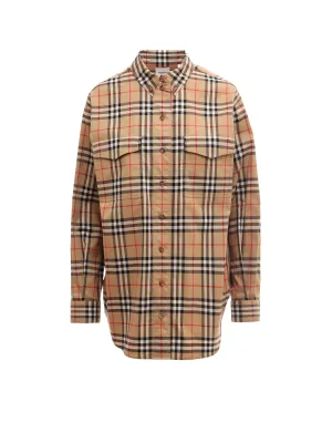 Burberry Vintage Check Oversized Shirt