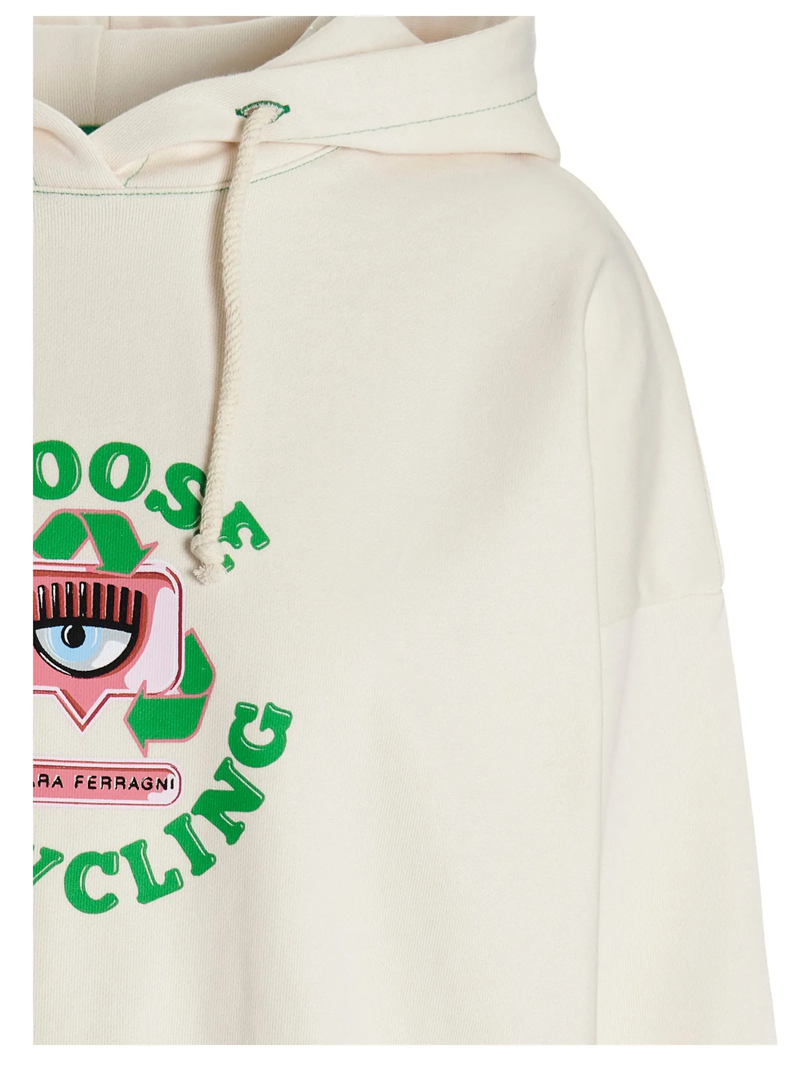 Chiara Ferragni Eye-Motif Printed Hoodie