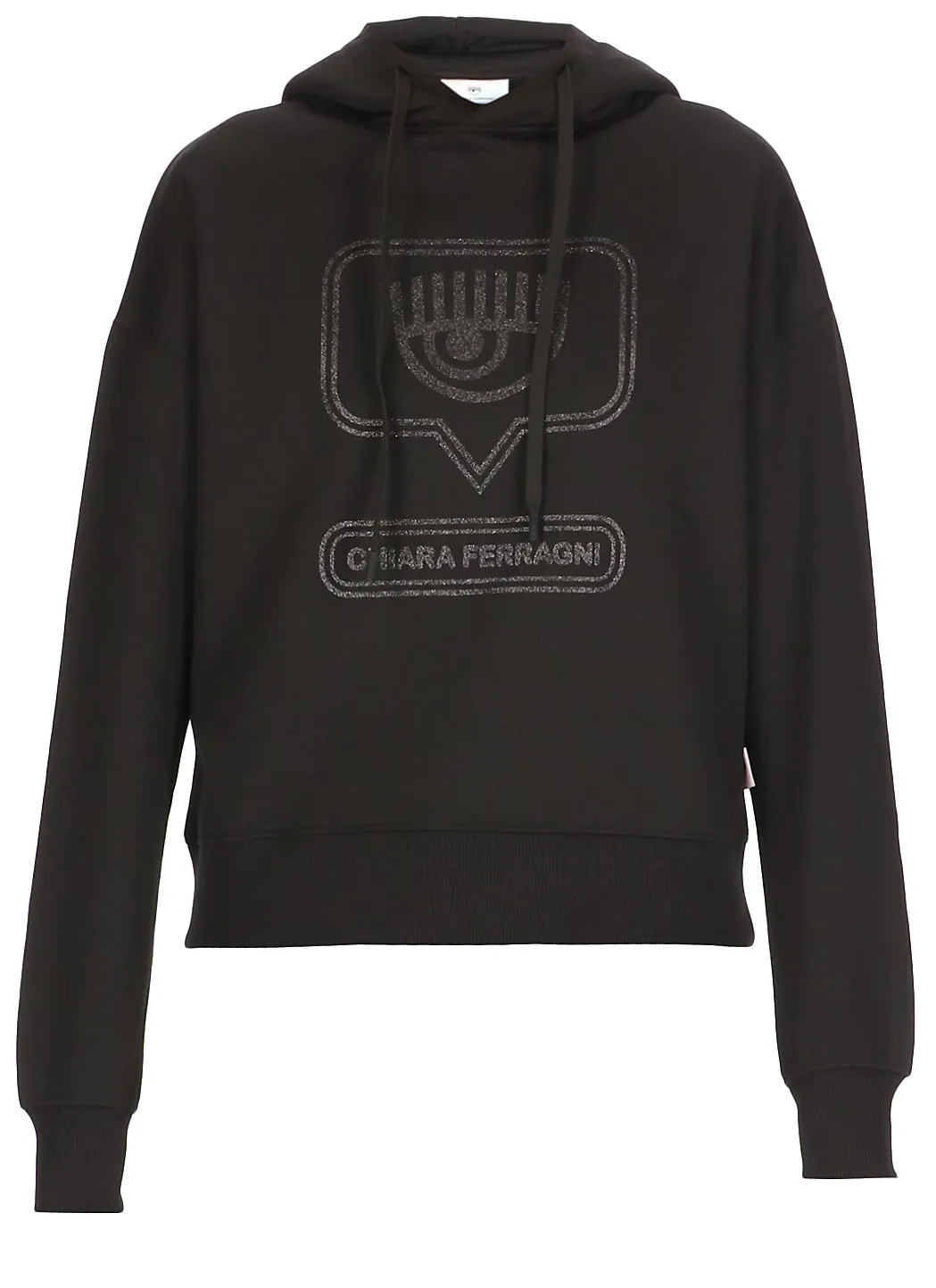 Chiara Ferragni Glittered Eyelike Hoodie