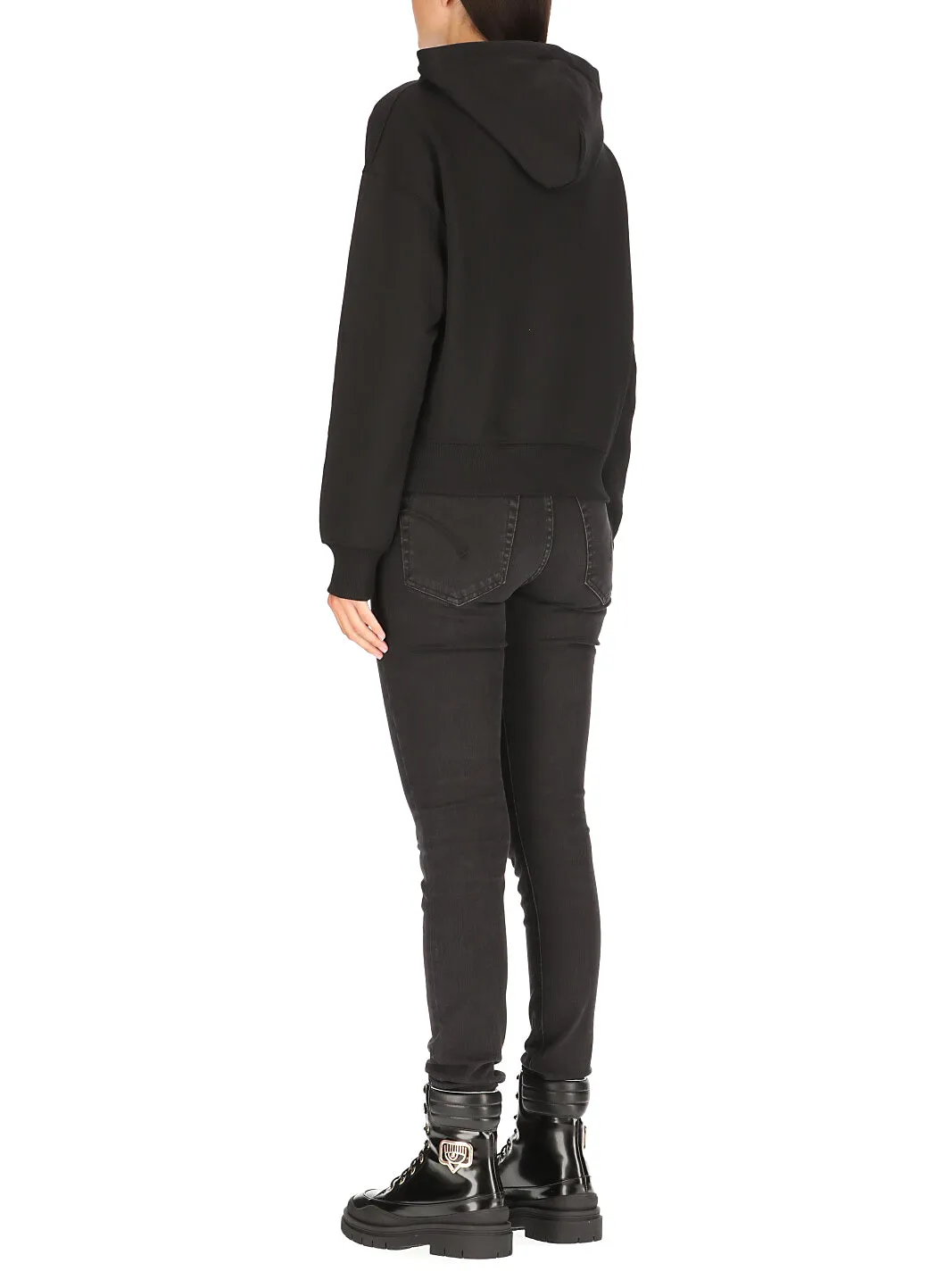 Chiara Ferragni Glittered Eyelike Hoodie