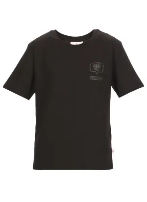 Chiara Ferragni Glittered Eyelike T-Shirt