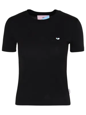Chiara Ferragni Logo Detailed T-Shirt