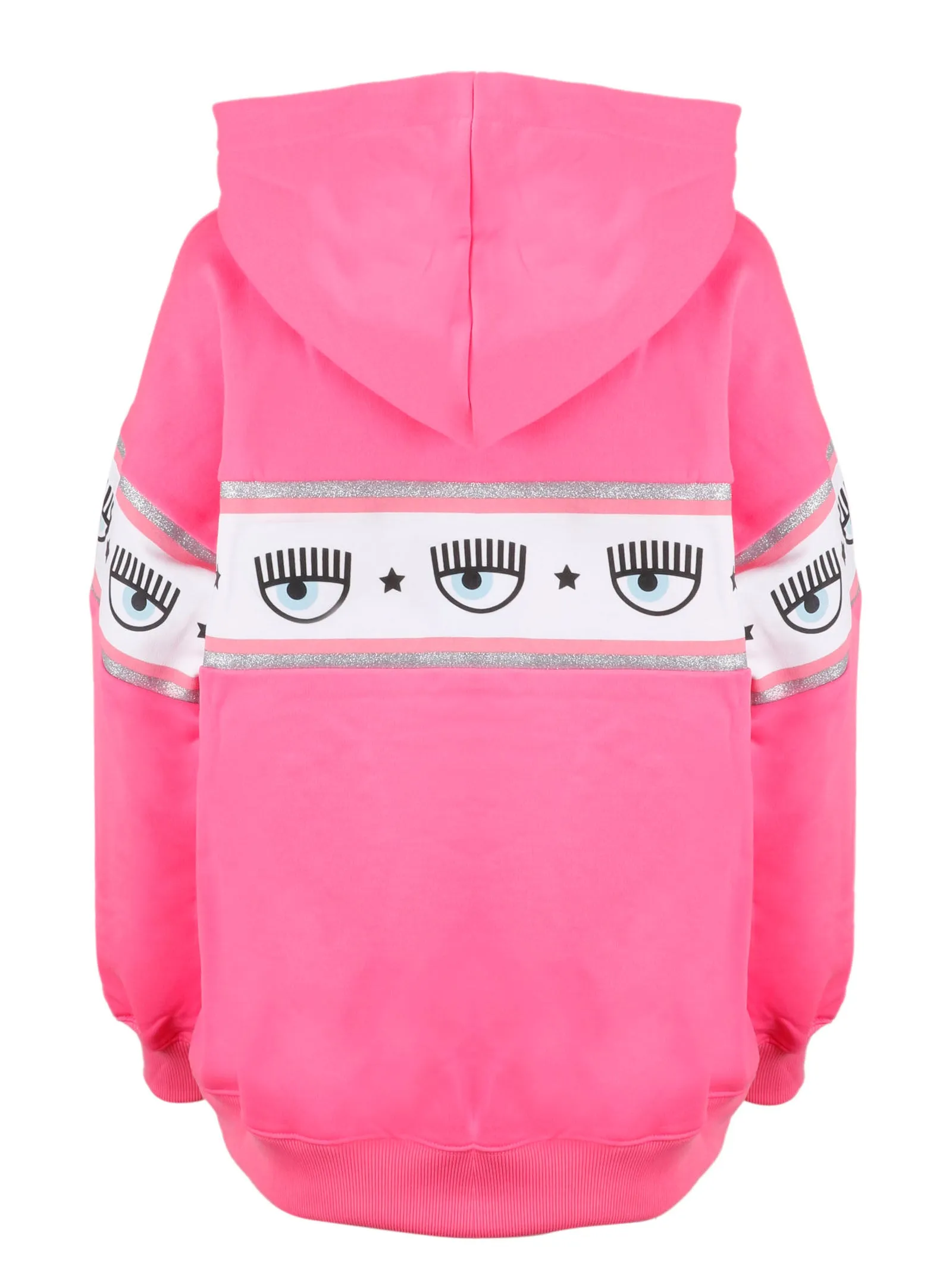 Chiara Ferragni Logo Printed Drawstring Hoodie