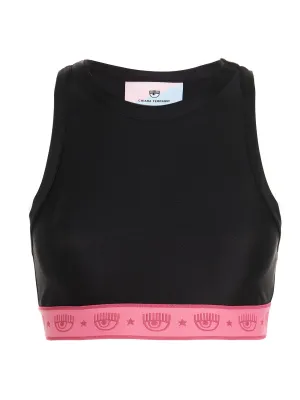 Chiara Ferragni Logomania Crewneck Top