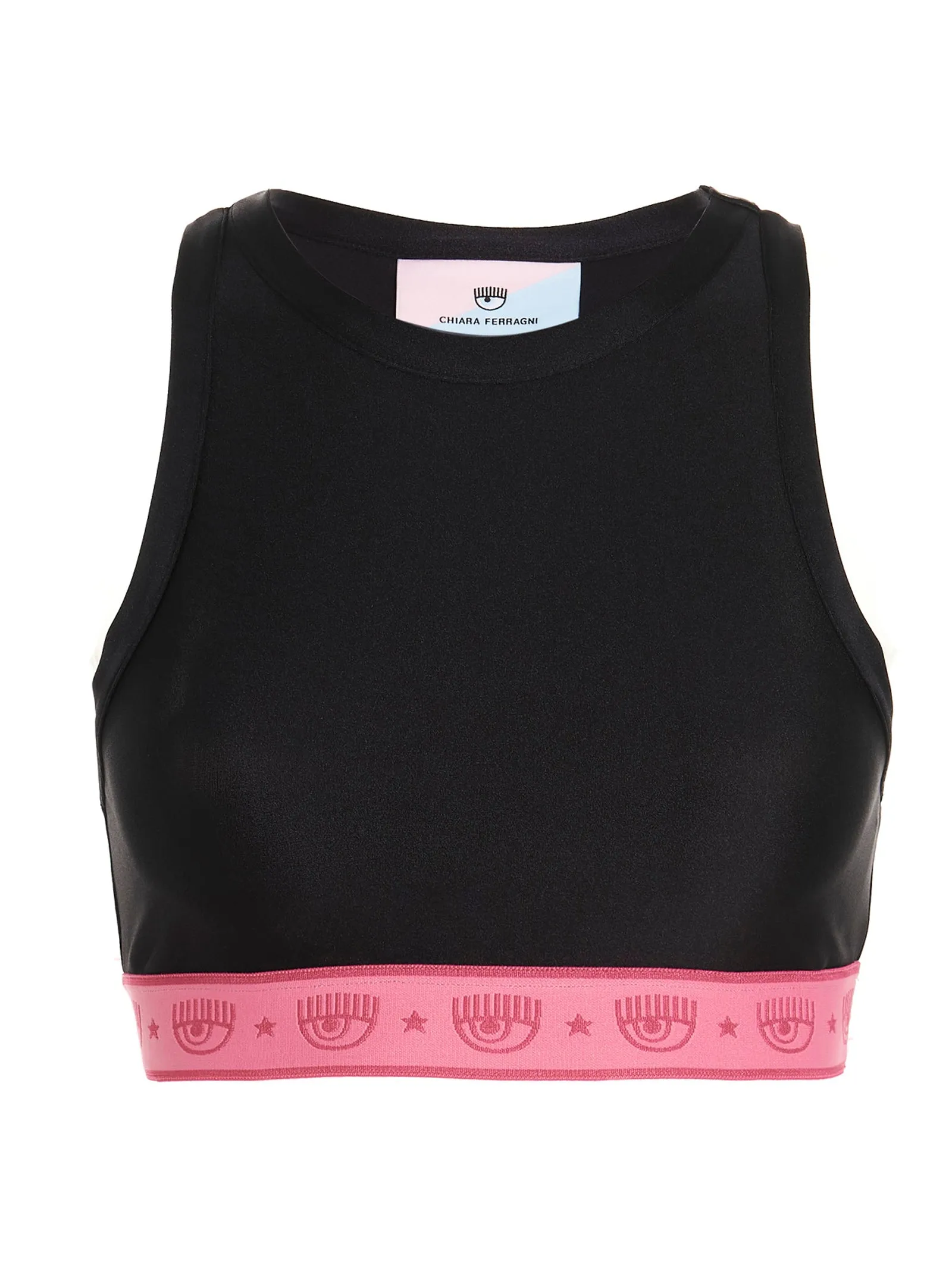 Chiara Ferragni Logomania Crewneck Top