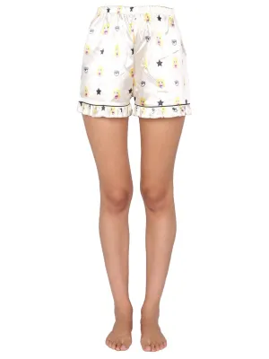 Chiara Ferragni Logomania Printed Shorts