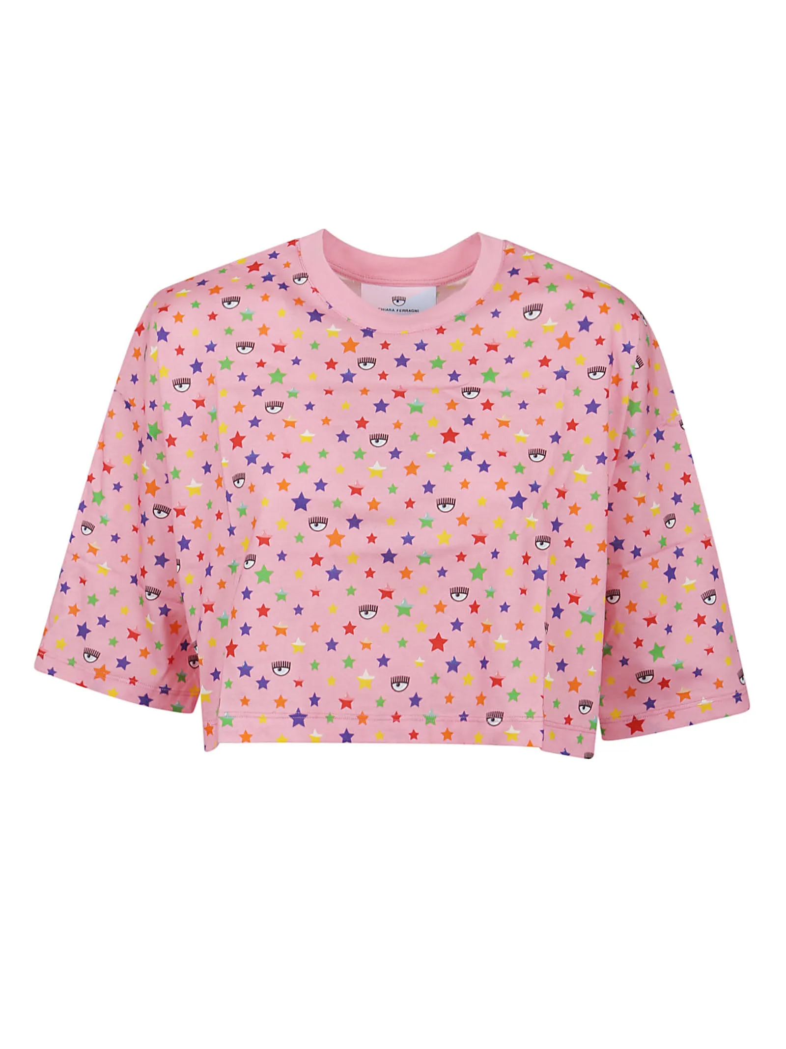 Chiara Ferragni Printed Cropped Top