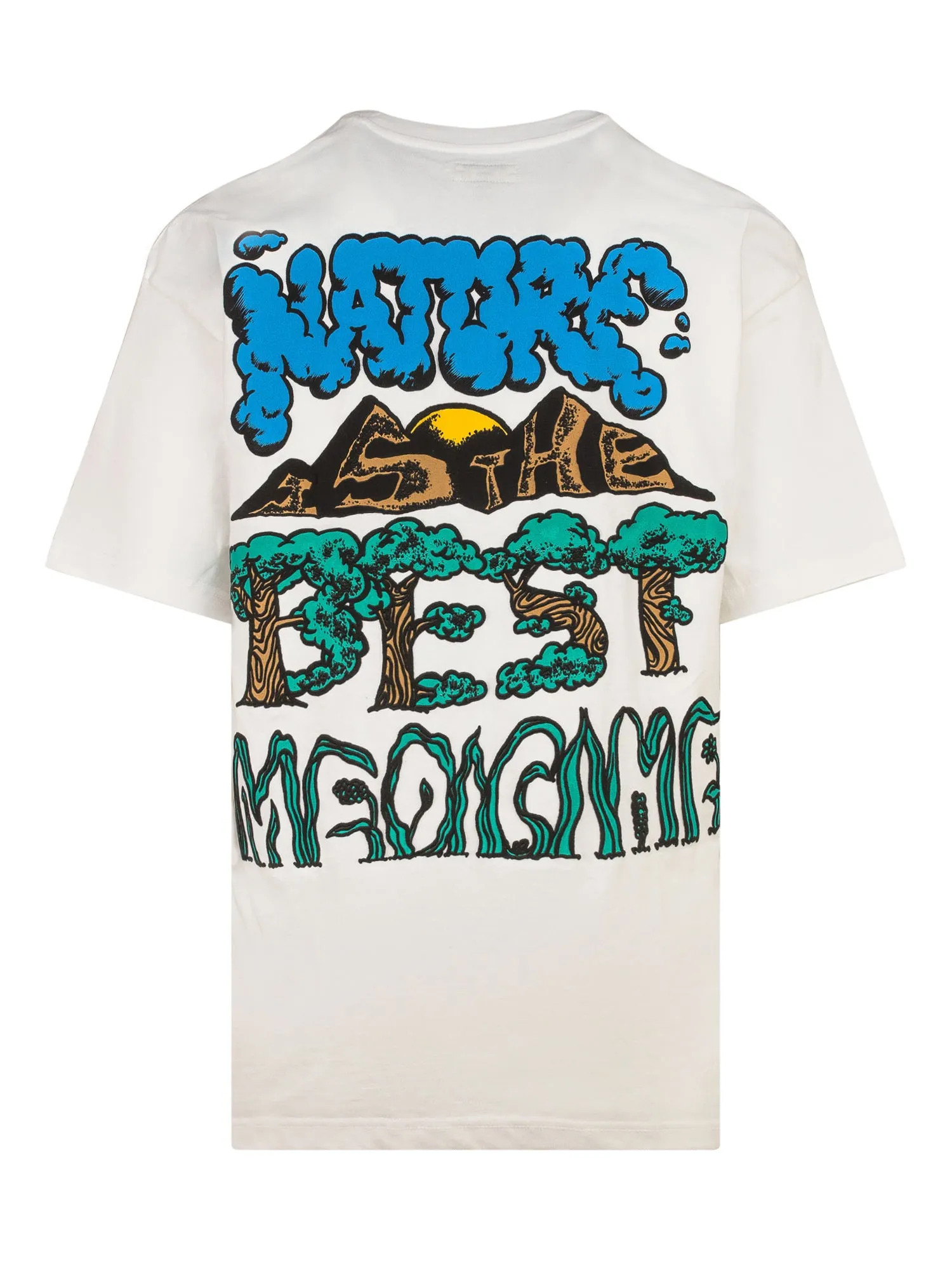 Chinatown Market Printed Crewneck T-Shirt