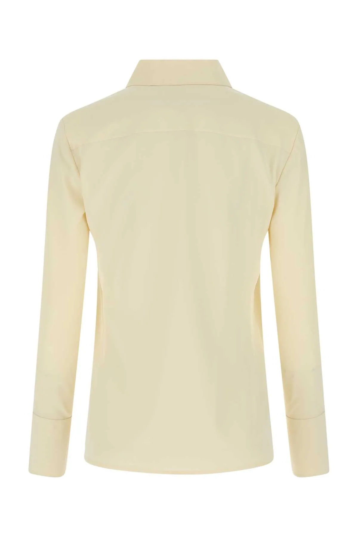 Chlo Bead Buttoned Crepe Shirt