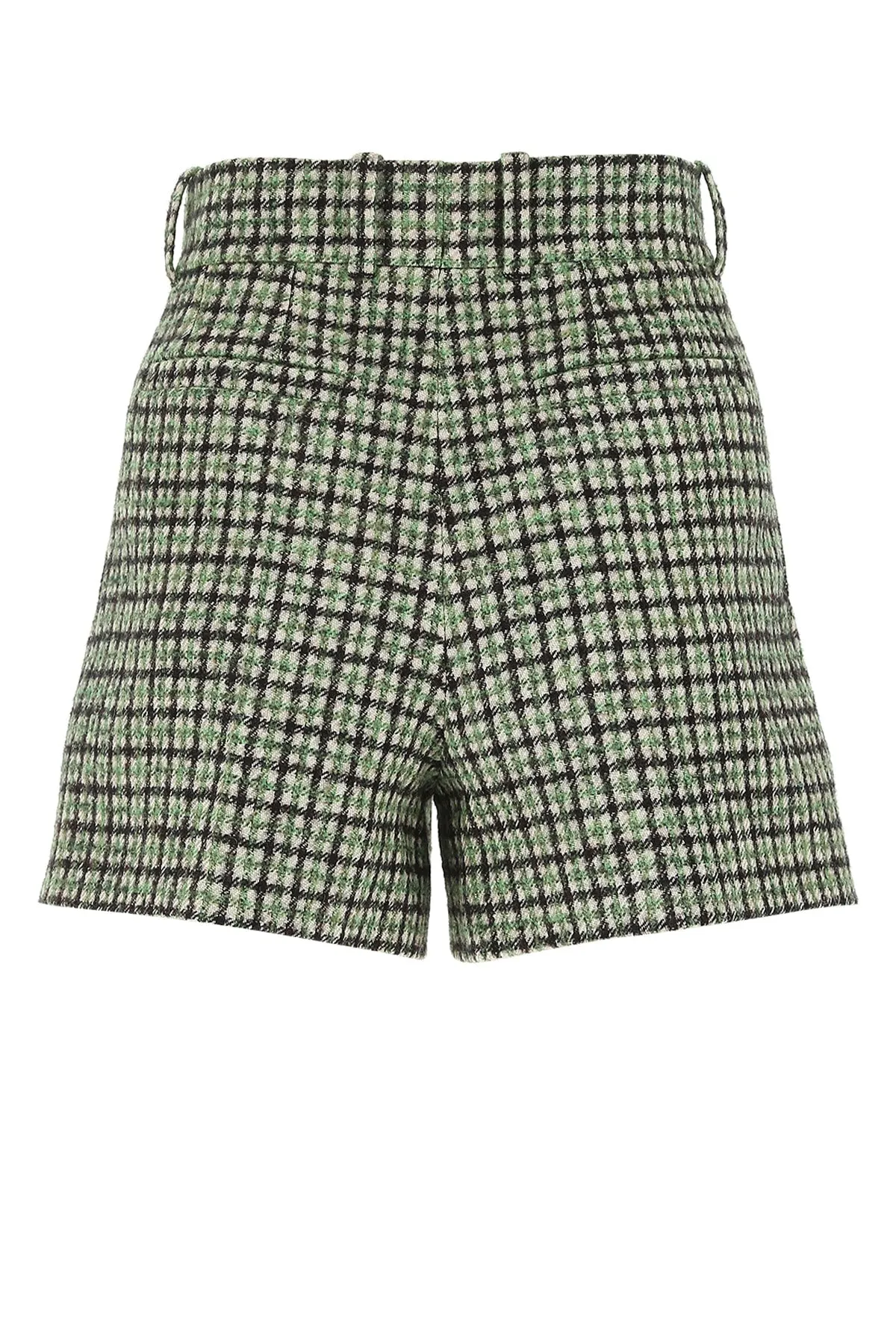 Chlo Check Patterned Pleated Shorts