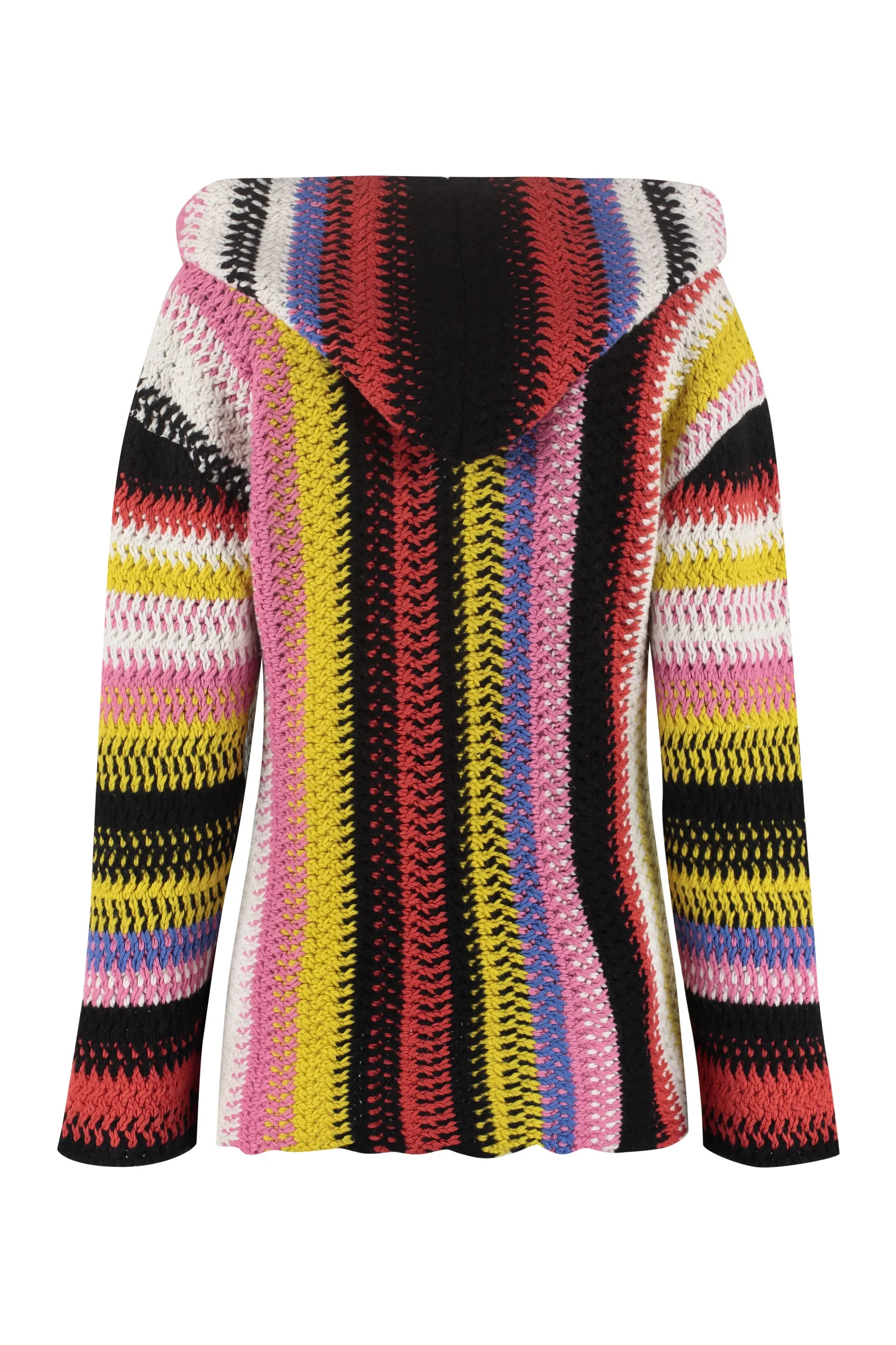 Chlo Colour Block Knit Hoodie