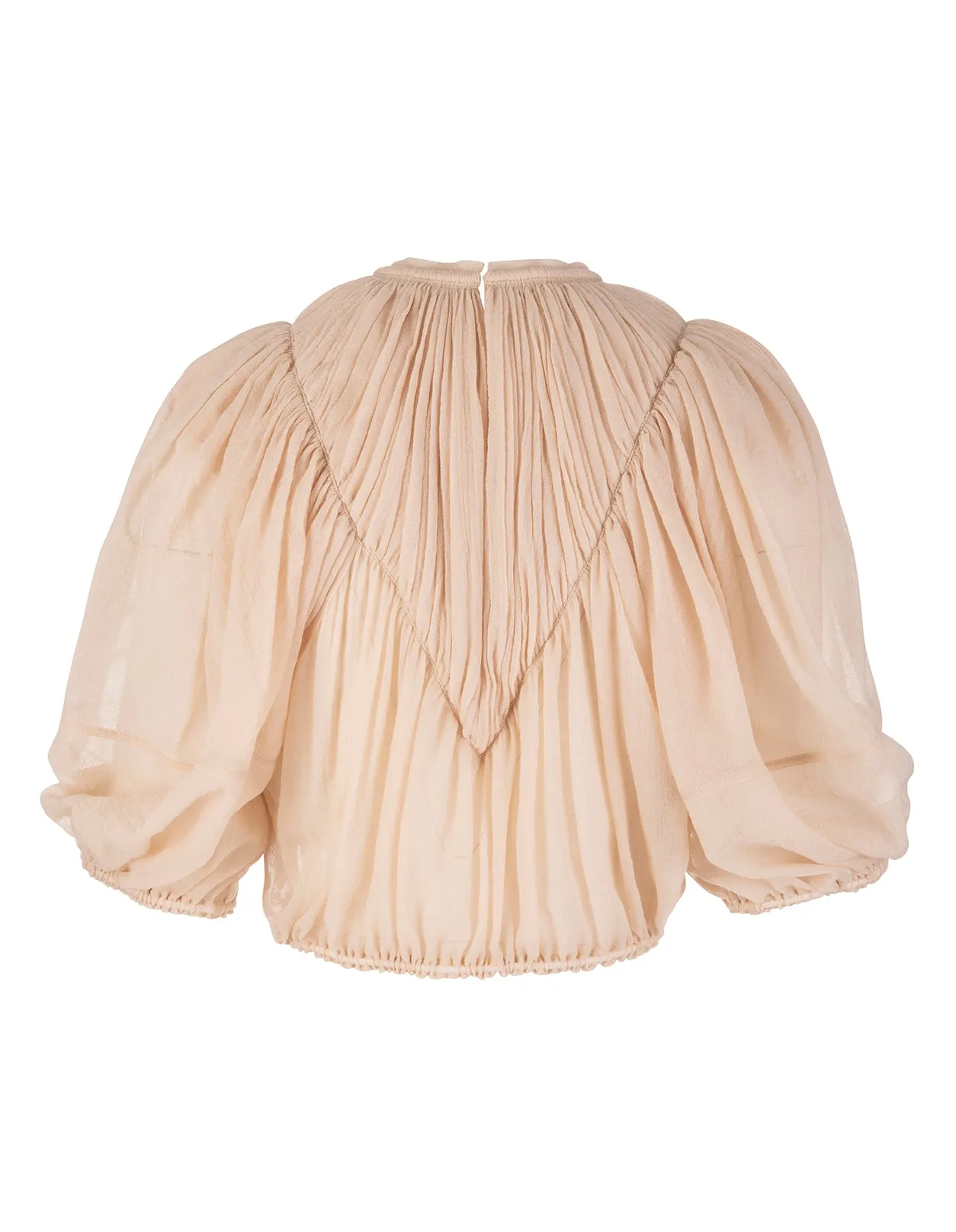 Chlo Puff Sleeved Cropped Top