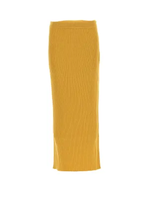 Chlo Ribbed Knit Tube Skirt