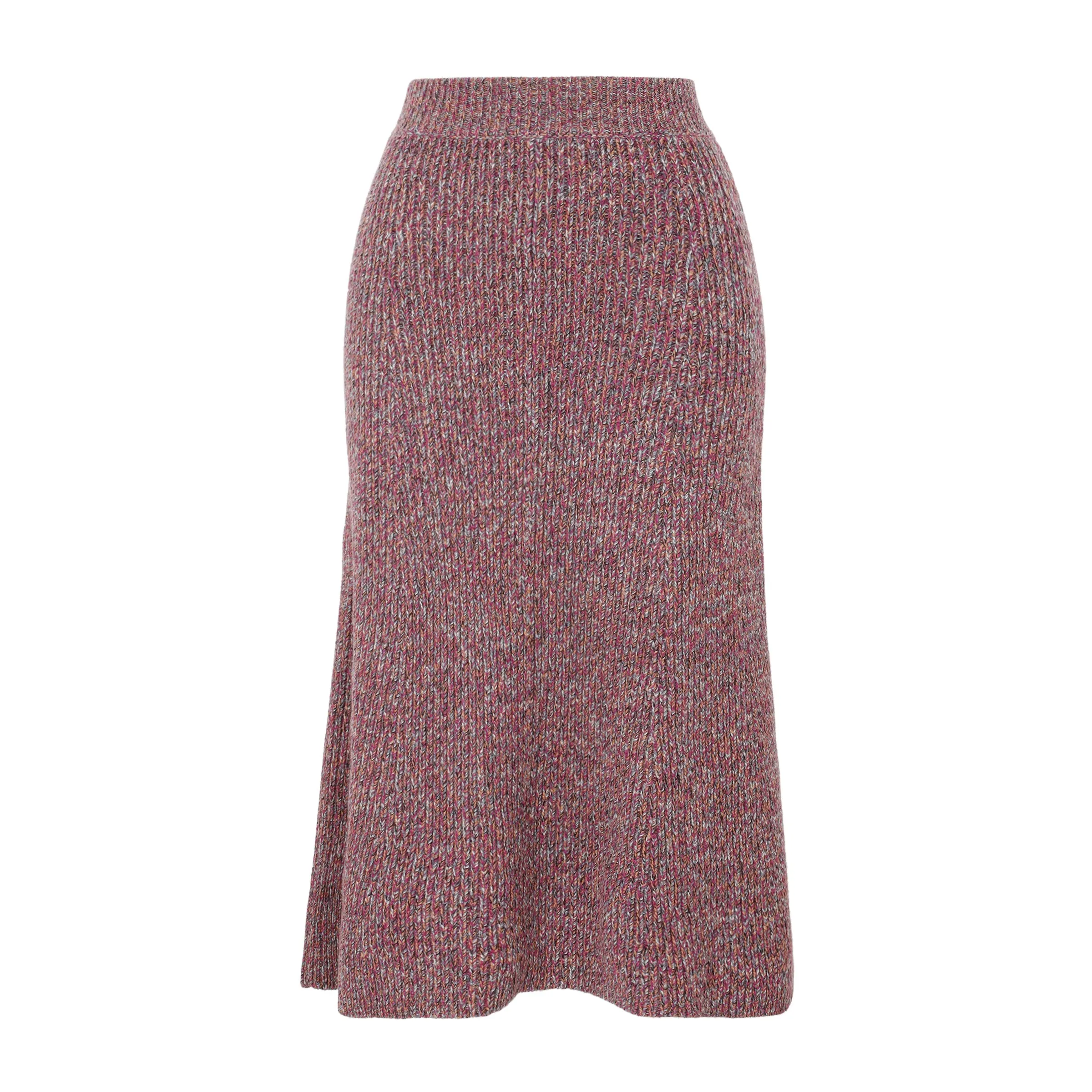 Chlo Ribbed Midi Skirt
