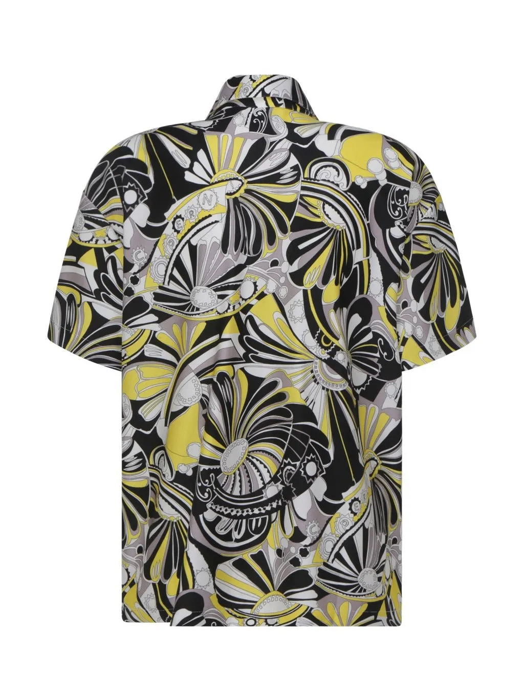 Coperni Abstract Floral Printed Boxy Shirt