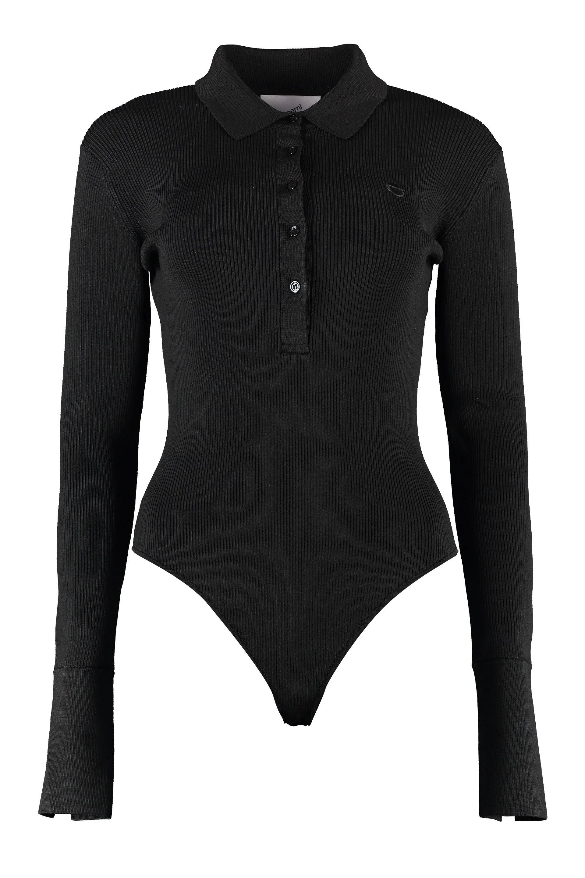 Coperni Rib-Knit Bodysuit Top
