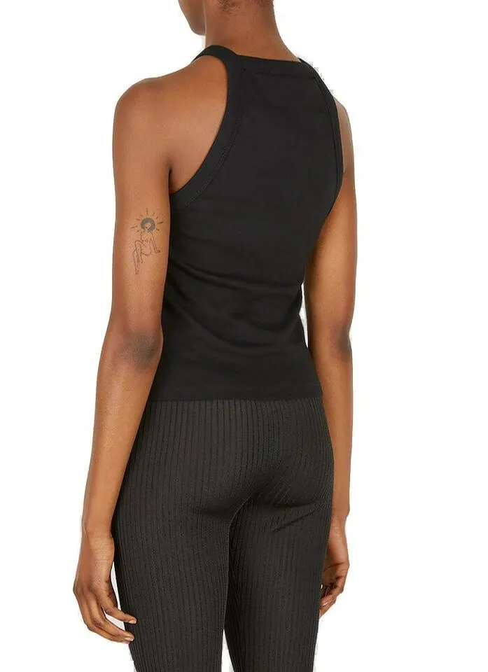 Courrges Logo Embroidered Tank Top