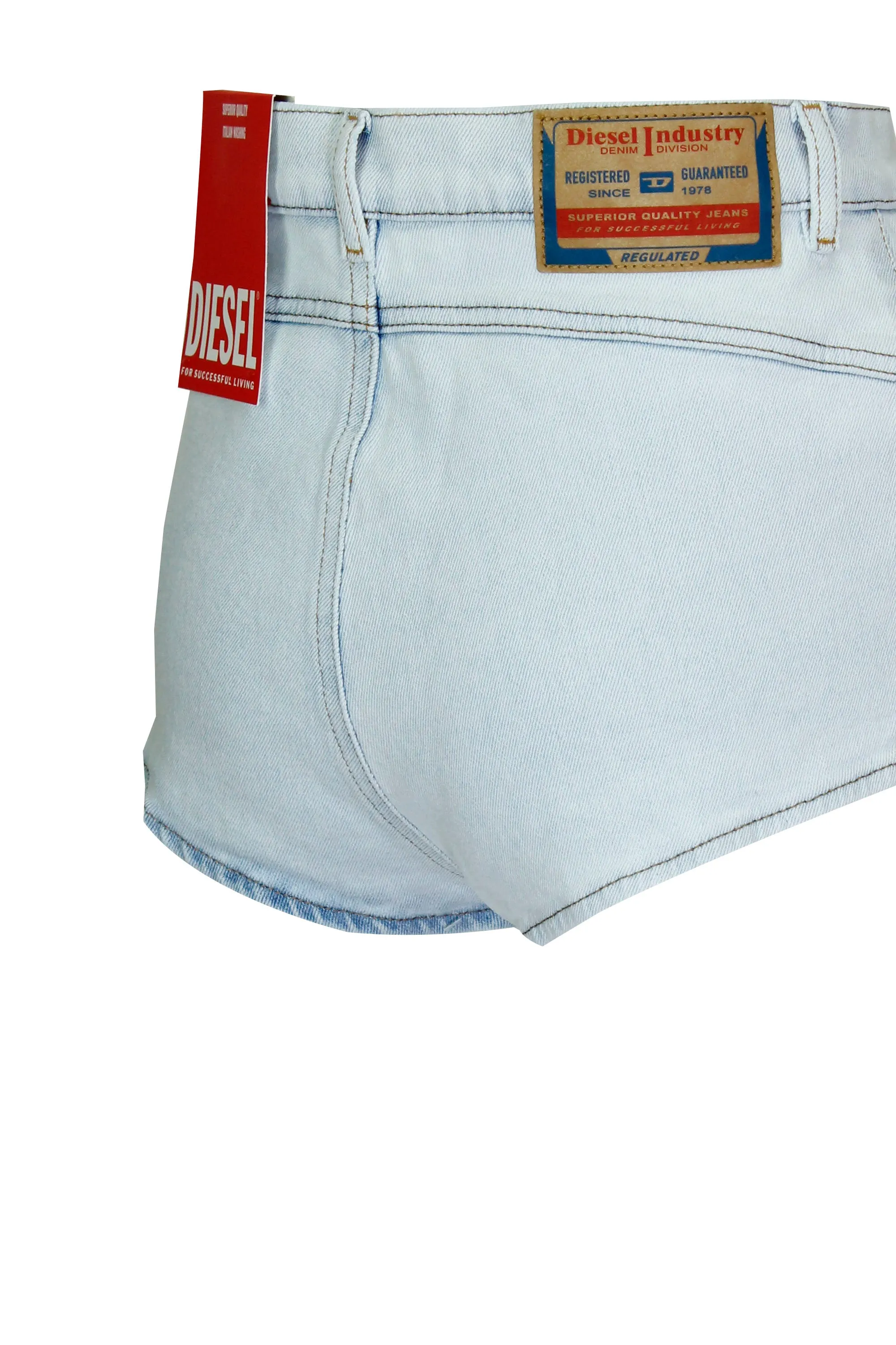 Diesel De-Lunar Denim Hot Shorts