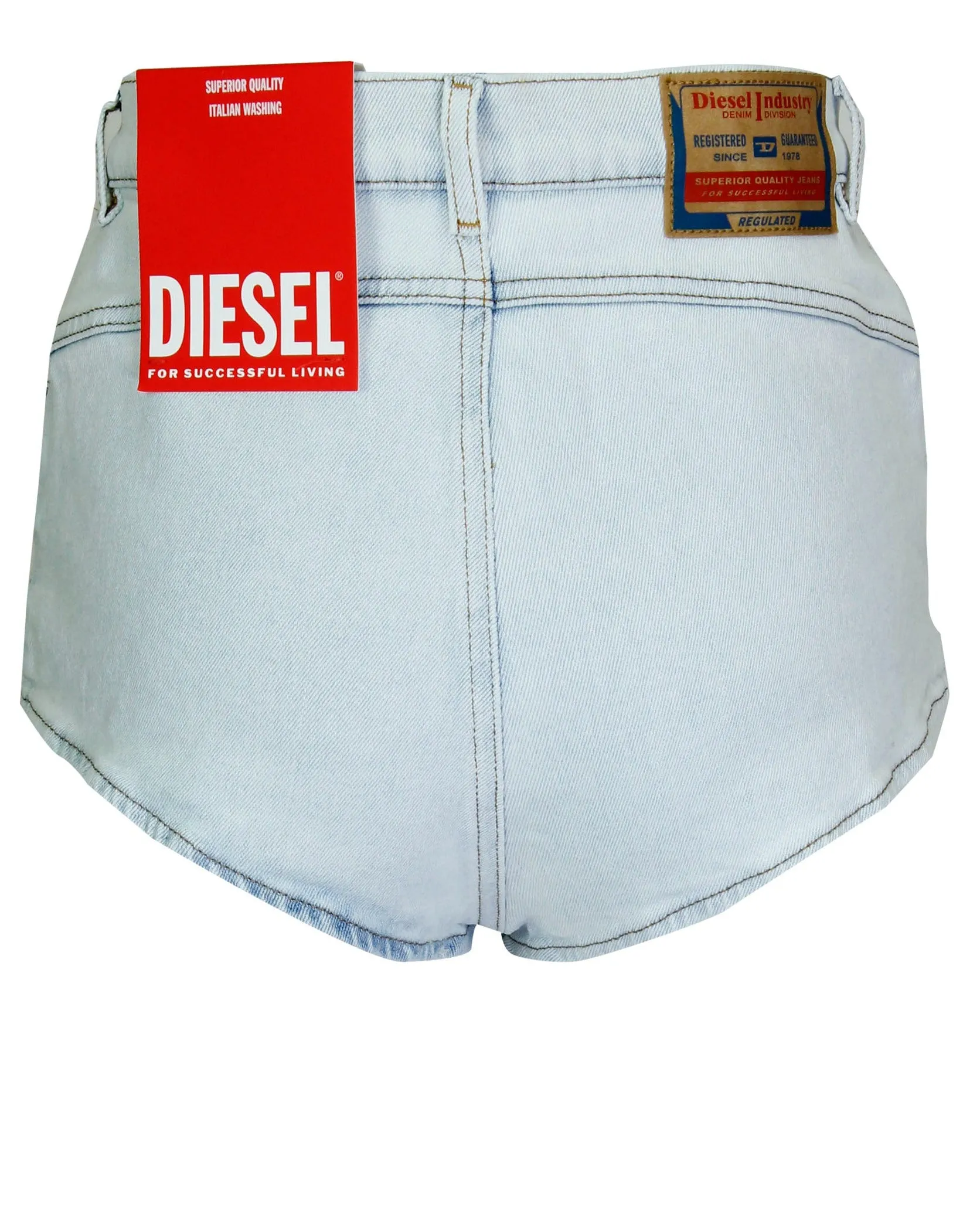 Diesel De-Lunar Denim Hot Shorts